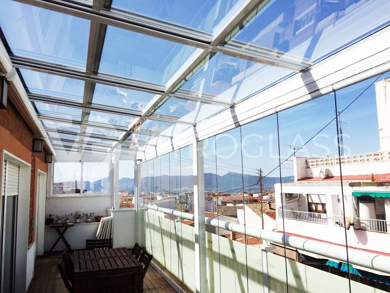 Techo de cristal para ático
